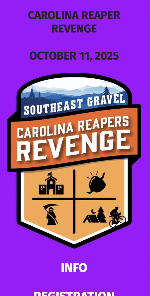 Southeast Gravel Carolina Reapers Revenge